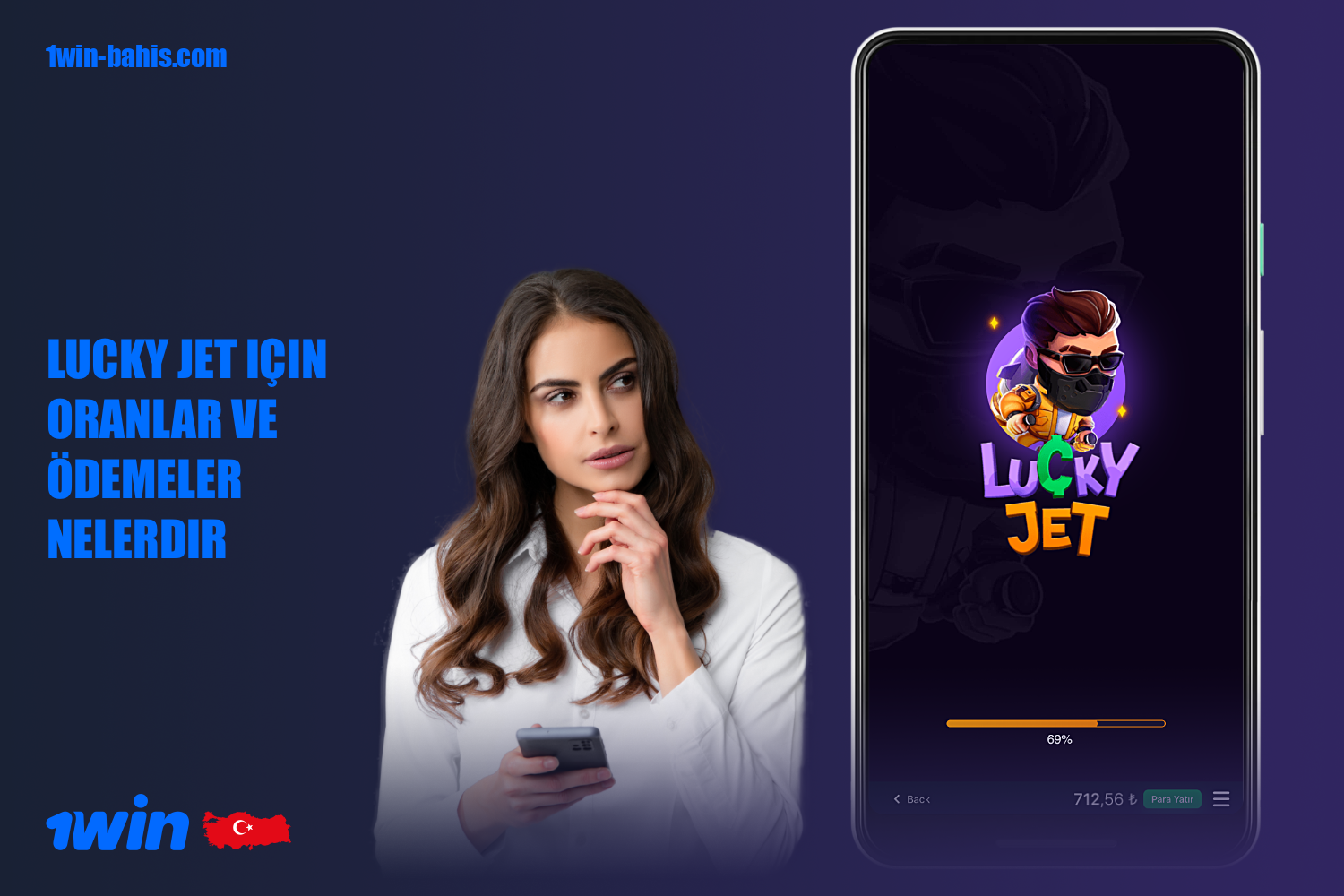 1win'deki Lucky Jet online oyunu oldukça yüksek kazanma oranlarına sahiptir